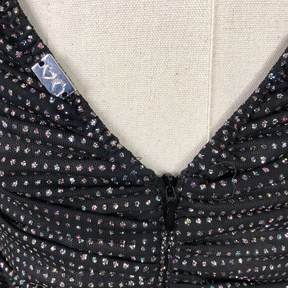 For Love & Lemons X Victoria’s Secret All That Glitters Ruched Mini Dress XS - Picture 9 of 16